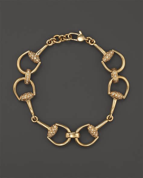 gucci diamond horsebit bracelet watch|Gucci Horsebit bracelet gold.